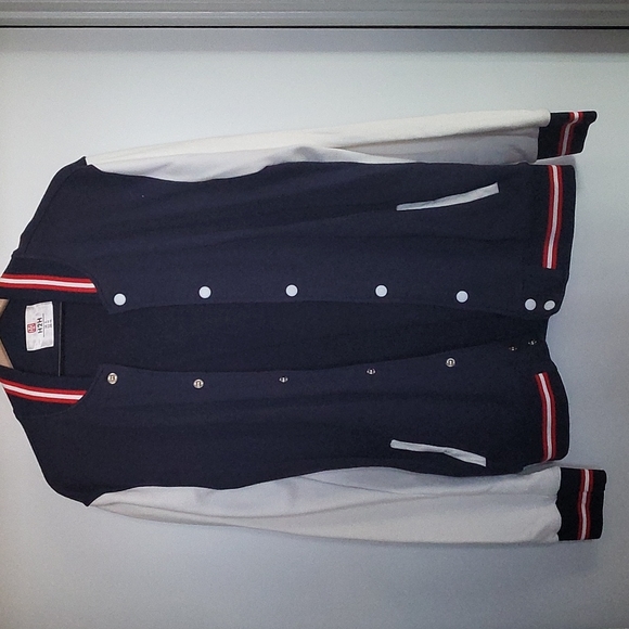 H2H Mens Slim Fit Varsity Baseball Bomber Cotton Lightweight Premium Jacket - Picture 1 of 1